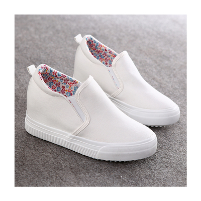 球厚底內(nèi)增小白鞋一腳蹬懶人鞋帆布鞋女韓版百搭學(xué)生休閑單鞋 賓如意帆布鞋型號【價格 圖片 品牌 報價】-蘇寧易購樸云服飾鞋帽專營店